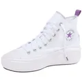 Produktbild: Converse CHUCK TAYLOR ALL STAR MOVE CANVAS PLATFORM HI Plateausneaker weiß 38,5 EU