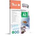 Produktbild: Peach Laminierfolie A3 | 80 mic | 100 St. | glänzend | Premiumqualität für beste Laminierergebnisse | geeignet für alle Laminiergeräte | PP580-01