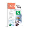 Produktbild: Peach Laminierfolien A3 - 80 Mic - 100 Pouches - Glänzend - Premiumqualität Für Beste Laminierergebnisse - Kompatibel Mit Geräten Aller Markenhersteller - PP580-01