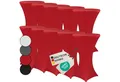 Produktbild: NYVI Stehtischhusse Stehtischhussen NYVIGala 70cm Rot 10er Set Stretchhussen, Elastische Premium Hussen für 110-120cm hohe Stehtische & Bistrotische