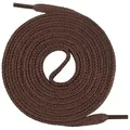 Produktbild: Mount Swiss Schnürsenkel flache Premium-Schnürsenkel aus 100% Baumwolle, reißfest, 7 mm breit braun 90 cm / 7 mm breit