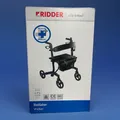 Produktbild: Ridder Assistent Rollator Gehhilfe Gehwagen Alltagshilfe Schwarz Neu
