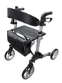Produktbild: Ridder Rollator Walker Gehhilfe mit Sitzfläche kompakt zusammenklappbar 4 Rad