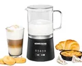 Produktbild: ROMMELSBACHER Milchaufschäumer MS 625, elektrisch, 500 ml zum Verrühren, Glaskanne, 250 ml zum Schäumen, 5 Programme, heiß & kalt schäumen oder verrühren