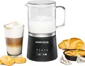 Produktbild: Rommelsbacher Milchaufschäumer MS 625 | elektrisch | 5 Programme | Glaskanne | 250ml/500ml | heiß & kalt | 600W