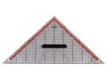 Produktbild: Rumold großes Zeichendreieck / Geodreieck aus Plexiglas, mit Griff, 326mm