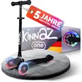 Produktbild: kinnaz ONE, Premium Roller für Kinder ab 3 Jahre, faltbar, Höhe 5fach einstellbar, LED Räder, Ersatzteilservice, Diebstahlschutz, Kinderroller