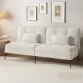 Produktbild: COMHOMA Sofa Schlafsofa mit Schlaffunktion, Klappsofa, Bettcouch, ecksofa, Couch Gästebett, 3-Sitzer Sofa, mit verstellbare Rückenlehne aus Kordstoff