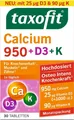Produktbild: TAXOFIT Calcium 950+D3+K Tabletten 30 St