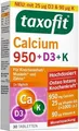 Produktbild: TAXOFIT Calcium 950+D3+K Tabletten 30 St