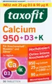 Produktbild: Taxof.Calcium 950+D3+K 30 Tbl.79.1g