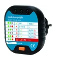 Produktbild: Kopp 171002012 Steckdosenprüfgerät für Anschlussprüfung mit Optischer Anzeige, anthrazit