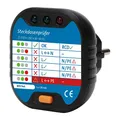 Produktbild: Steckdosentester Steckdosenprüfer IP20 230VAC 16A schwarz Kopp (171002012)