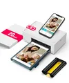 Produktbild: Liene Amber M200 Fotodrucker Smartphone mit Wiederaufladbarer Akku, WiFi, 10x15cm 20 Fotopapiers und 1 Patrone, 300DPI Farbsublimation Sofortbilddrucker, Handy Drucker für Reisen/Heimgebrauch