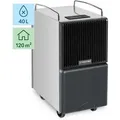 Produktbild: TROTEC Luftentfeuchter elektrisch TTK 122 E – Leistung 40 L/Tag – Fläche 120 m2 / 300 m3 – mit Autoabschaltung – geeignet für große Räum
