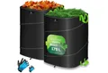 Produktbild: KESSER Gartensack, 175 l, (2-tlg), Pop-Up-Gartensack Laubsack Gartenabfallsack inkl. Handschuhe