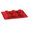 Produktbild: Dr. Oetker Mini Silikon-Gugelhupfform Flexxibel Love 6er Set – Backform aus Platinsilikon, vielseitig einsetzbar, ideal für kleine Kuchen, Eis & Desserts
