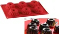 Produktbild: Mini Gugelhupf-Formen 6er Silikon Backform Dr. Oetker plus Rezept