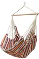 Produktbild: eyepower XL Hängesessel 185 x 130 cm für 2 Personen - Hängestuhl Outdoor & Indoor - Schwebesitz für Garten Balkon Terrasse - Relaxstuhl aus 100% Baumwolle - Sitzschaukel im Boho Stil ohne Gestell