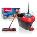 Produktbild: Vileda Ultramax Turbo 2in1 Bodenwischer Komplett Set | Wischmopp-System mit Teleskopstiel (75–130 cm), Mikrofaserbezug & Eimer mit Powerschleuder | Für Fliesen, Laminat & Parkett | Eco-Verpackung