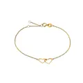 Produktbild: Xenox Armband Damen Fine Offene Herzen 585 Gelbgold XG14K7001GN