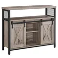 Produktbild: VASAGLE Sideboard, LSC092B02 grau 100,0 x 33,0 x 80,0 cm, 1 St.