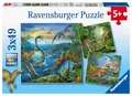 Produktbild: Ravensburger Kinderpuzzle - 09317 Faszination Dinosaurier - Puzzle für Kinder ab 5 Jahren, mit 3x49 Teilen