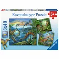 Produktbild: Ravensburger Puzzle Faszination Dinosaurier Kinderpuzzle Puzzlespiel 3 x 49 T.