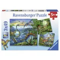 Produktbild: Ravensburger 09317 Dinosaurier Kinder Puzzle 3x 49 Teile Dino ab 5 Jahre Neu