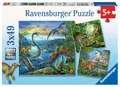 Produktbild: Ravensburger Kinder 2D Puzzle 49 Teile x 3 Dinosaurier Designs 09317 5 von JP