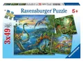 Produktbild: Ravensburger Puzzle - Faszination Dinosaurier, 3x49 Teile