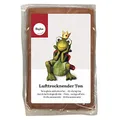 Produktbild: Rayher Lufttrocknender Ton, dunkelbraun, 500 g, Modelliermasse, lufthärtend, weich, geschmeidig, ohne brennen, 3449905