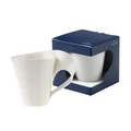 Produktbild: Villeroy & Boch - Newwave Caffè, Tasse Mit Henkel 300 Ml, Spülmaschinenfest, Mikrowellensicher, Geschirr, Kaffeetasse, Kaffee Tasse, Kaffeebecher, Heißgetränkebecher, Weiß, Premium Porzellan