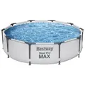 Produktbild: Bestway 56406 - Bestway Steel Pro MAX Frame Pool ohne Pumpe Ø 305 x 76 cm, lichtgrau, rund