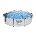 Produktbild: Bestway® Steel Pro MAX™ Frame Pool ohne Pumpe Ø 305 x 76 cm, lichtgrau, rund