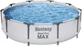 Produktbild: Bestway Steel Pro MAX Frame Pool ohne Pumpe Ø 305 x 76 cm lichtgrau  rund