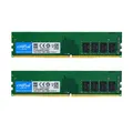 Produktbild: 32GB 2x Crucial RAM 16GB DDR4 2666MHz CL19 2Rx8 PC4-2666V-U 288pin Desktop  + PC