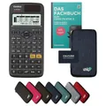 Produktbild: Casio fx-87DE X inkl. Schutztasche Blau & Fachbuch (80 Seiten, DIN A5) – Wissenschaftlicher Rechner – Smart Set