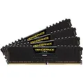 Produktbild: DIMM 64 GB DDR4-3200 (4x 16 GB) Quad-Kit, Arbeitsspeicher schwarz, CMK64GX4M4E3200C16, Vengeance LPX, INTEL XMP