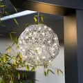 Produktbild: Esotec Solar Deko-drahtkugel ⌀ 25 Cm Warmweiß Mit 50 Leds Alu Wetterfest 102115