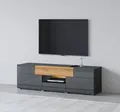 Produktbild: INOSIGN Lowboard Toledo,Breite 159cm, trendige TV-Schrank mit dekorative Fräsungen, TV-Board ohne Beleuchtung, TV-Kommode mit viel Stauraum