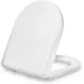 Produktbild: Blumfeldt Senzano Toilettendeckel D-form Absenkautomatik Antibakteriell