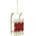 Produktbild: Deko Schlitten Holz Weihnachtsdeko L30×B14,5×H9,5cm