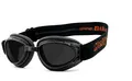 Produktbild: HELLY® - No.1 Bikereyes® | Motorradbrille, Bikerbrille | winddicht, gepolstert, beschlagfrei, HLT® Sicherheitsglas nach DIN EN 166 | TOP Tragegefühl | Motorradbrille: 1331c-a (smoke/black)