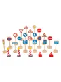 Produktbild: Small Foot - Wooden Mini Traffic Sign Set 25 pcs.