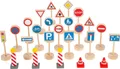 Produktbild: Small Foot Verkehrsschilder-Set 11736 | 100% Holz