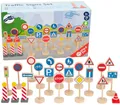 Produktbild: Verkehrszeichensatz aus Holz