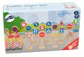 Produktbild: 25er Set Holz Verkehrsschilder, Lernspielzeug, Kinder, Pädagogisch