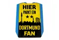 Produktbild: speecheese Parkscheibe Hier parkt ein Dortmund Fan Parkscheibe in Vereinsfarben