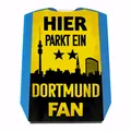 Produktbild: Hier parkt ein Dortmund Fan Parkscheibe in Vereinsfarben